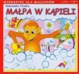 Okładka książki Wierszyki Małpa w kąpieli