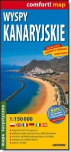 Okładka książki Wyspy Kanaryjskie mapa turystyczna 1:150 000