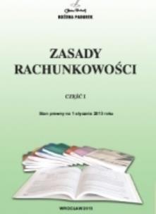 Okładka książki Zasady Rachunkowości  cz.1 w.2012 PADUREK