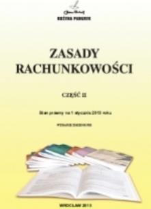 Okładka książki Zasady Rachunkowości  cz.2 w.2012 PADUREK
