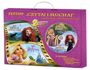 Okładka książki Zestaw Czytaj i słuchaj.Merida Waleczna,Zaplątani