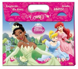 Okładka książki Zestaw książek z kredkami - Księżniczki