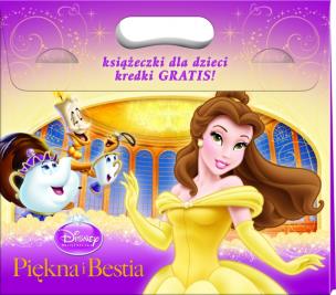 Okładka książki Zestaw książek z kredkami - Piękna i bestia