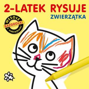 Okładka książki 2-latek rysuje. Zwierzątka