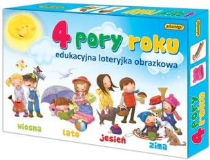 Opakowanie 4 pory roku Edukacyjna loteryjka obrazkowa