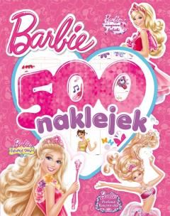 Okładka książki 500 naklejek. Barbie 2