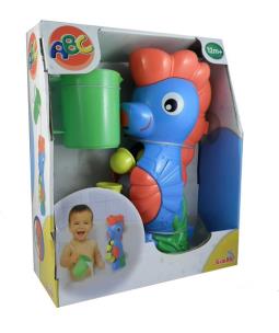 Okładka książki ABC Konik morski zabawka do wanny