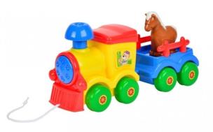 Okładka książki ABC Pociąg z przyczepką i konikiem