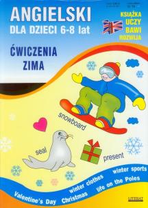 Okładka książki Angielski dla dzieci 6-8 lat Ćwiczenia jesień + Ćwiczenia zima