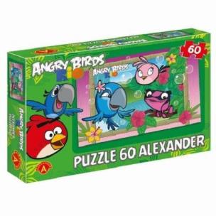 Okładka książki Angry Birds Rio. Puzzle 60 - Jak z obrazka ALEX