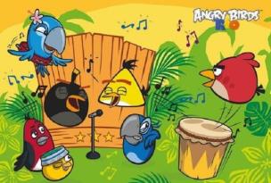Okładka książki Angry Birds Rio. Puzzle 90 - W rytmie samby ALEX