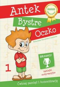 Okładka książki Antek Bystre Oczko 1. Ćwiczę pamięć ...