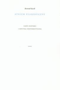 Okładka książki Ateizm filozoficzny