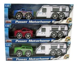 Okładka książki Auto teama z przyczepą campingową