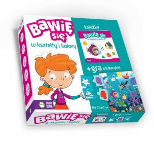 Okładka książki Bawię się w kształty i kolory + gra