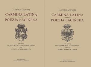 Okładka książki Carmina latina Poezja łacińska Część 1 i 2