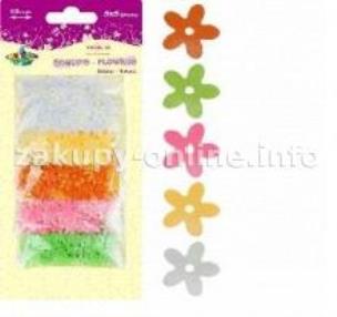 Okładka książki Dodatek dekoracyjny Titanum cekiny kwiaty