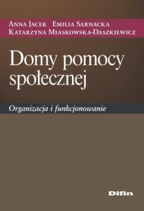 Okładka książki Domy pomocy społecznej