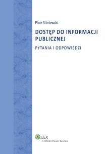 Okładka książki Dostęp do informacji publicznej