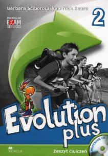 Okładka książki Evolution Plus 2 WB + CD MACMILLAN