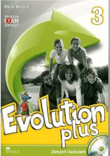 Okładka książki Evolution Plus 3 WB + CD MACMILLAN