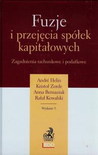 Okładka książki Fuzje i przejęcia spółek kapitałowych