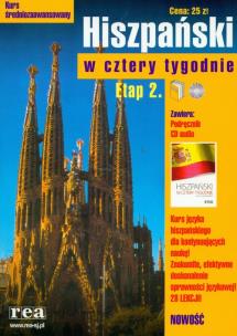 Okładka książki Hiszpański w cztery tygodnie Etap 2