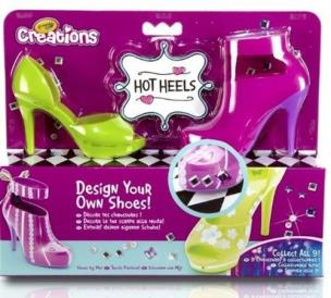 Opakowanie Hot Heels Buty do dekoracji 2 sztuki zielony i różowy