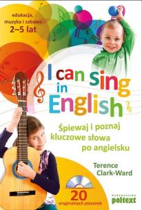 Okładka książki I can sing in English. Książka + CD