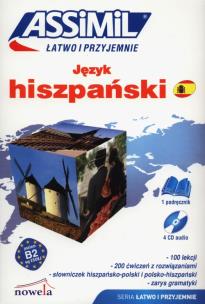 Okładka książki Język hiszpański łatwo i przjemnie +4 CD