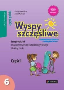 Okładka książki Język Polski SP kl.6/1 Wyspy szczęśliwe ćw. w.2014