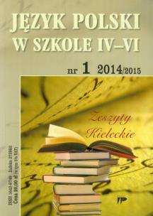 Opakowanie Język Polski w Szkole IV-VI nr 1 2014/2015