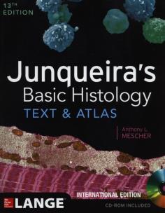 Okładka książki Junqueira's Basic Histology + CD