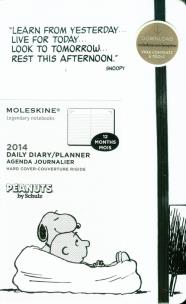 Opakowanie Kalendarz 12-miesięczny Edycja Limitowana Peanuts Moleskine L  dzienny biały