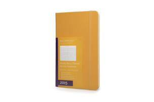 Opakowanie Kalendarz Moleskine 12M Tygodniowy Horyzontalny L (13x21cm) pomarańczowy