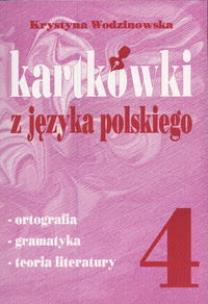 Okładka książki Kartkówki z języka polskiego klasa 4