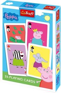 Okładka książki Karty 24 listki - Peppa TREFL