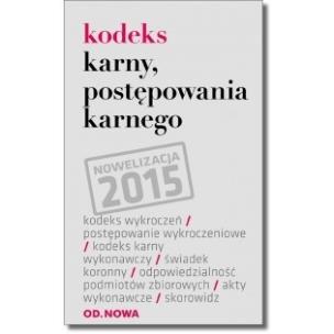 Okładka książki Kodeks karny, postępowania karnego 09/2014 - folia
