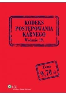 Okładka książki Kodeks postępowania karnego