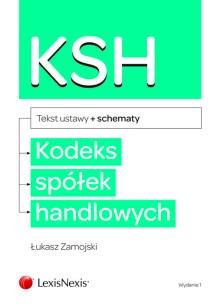 Okładka książki Kodeks spółek handlowych ze schematami