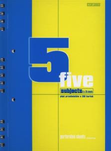 Opakowanie Kołobrulion B5 Top-2000 w kratkę 100 kartek Pięć przedmiotów