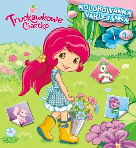 Okładka książki Kolorowanka-naklejanka. Truskawkowe Ciastko
