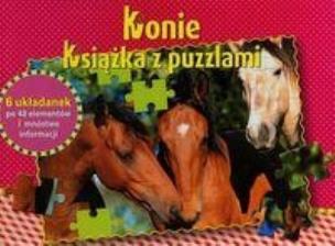 Okładka książki Konie Książka z puzzlami