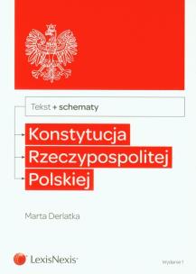 Okładka książki Konstytucja Rzeczypospolitej Polskiej + schematy