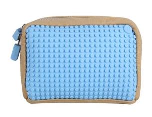 Opakowanie Kosmetyczka Pixel Bags beżowo-błękitna