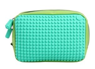 Opakowanie Kosmetyczka Pixel Bags wodoodporna zielono-turkusowa
