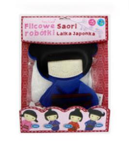 Opakowanie Lalka Japonka Niebieska Saori