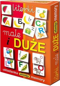 Okładka książki Literki małe i duże Układanka memory