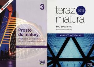 Okładka książki Matematyka LO 3 Prosto do matury podr ZP + Arkusze