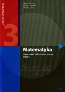 Okładka książki Matematyka LO 3 zbiór zadań ZR NPP w.2014 OE